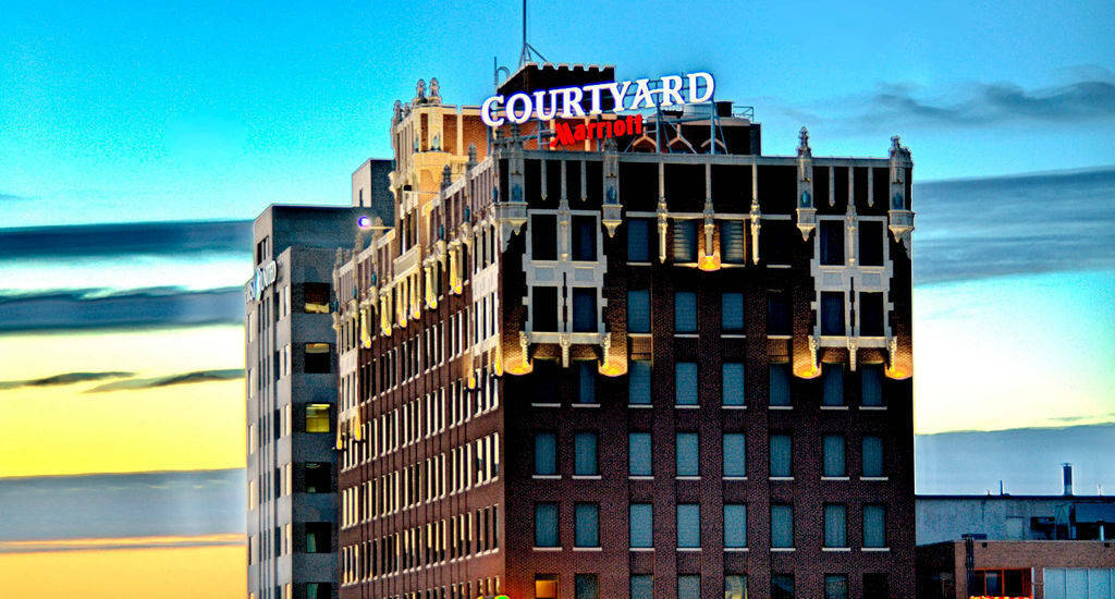 Отель Courtyard By Marriott Amarillo Downtown Экстерьер фото